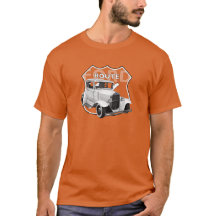 1930年モデルA.ホワクラシックイ改造トRoute66 T-Shirt