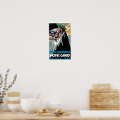 1930年モンテカルロ・ラリー・ヴィンテージ・レーシング・ポスター ポスター (キッチン)