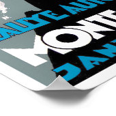 1930年モンテカルロ・ラリー・ヴィンテージ・レーシング・ポスター ポスター (角)