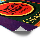 1930年ラッキーストライキ ポスター (角)