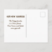 1930年代おもしろいヒルビリー・トラックの移動発表 ポストカード (裏面)