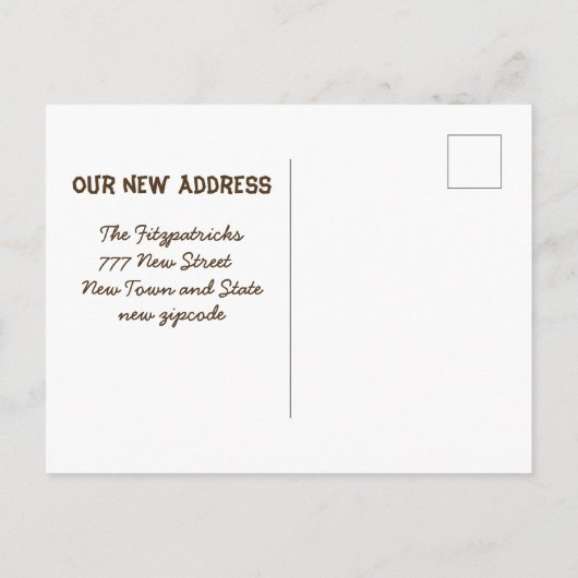 1930年代おもしろいヒルビリー・トラックの移動発表 ポストカード (裏面)