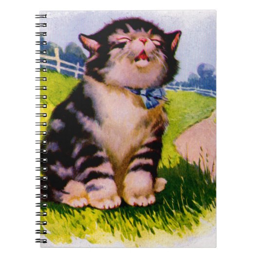 1930年代かわいい子猫 ノートブック (正面)