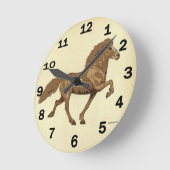 1930年代のアイスランド製 ラウンド壁時計 (傾斜)