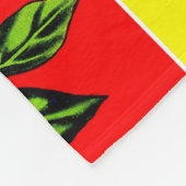 1930年代のアスリート果実箱ラベル フリースブランケット (角)