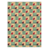 1930年代のアールデコデザイン テーブルクロス (正面)