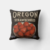1930年代のオレゴンのイチゴ クッション (裏面)