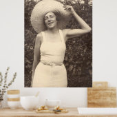 1930年代のカンヌでの休暇ポスター ポスター (キッチン)