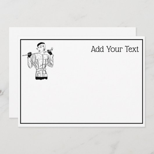 1930年代のゴルフクラブを持つファッショナブルなレディーゴルファー (正面/裏面)