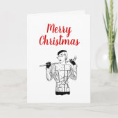 1930年代のゴルフクラブを持つファッショナブルなレディーゴルファー シーズンカード (正面)