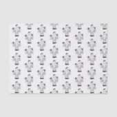 1930年代のゴルフクラブを持つファッショナブルなレディーゴルファー 薄葉紙 (正面)