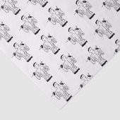 1930年代のゴルフクラブを持つファッショナブルなレディーゴルファー 薄葉紙 (詳細)