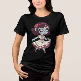 1930年代のゾンビガール トライブレンドTシャツ