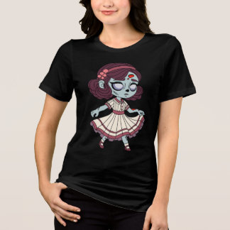 1930年代のゾンビガール トライブレンドＴシャツ