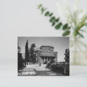 1930年代のビアリク通りのテルアビブ市役所 ポストカード (スタンド正面)