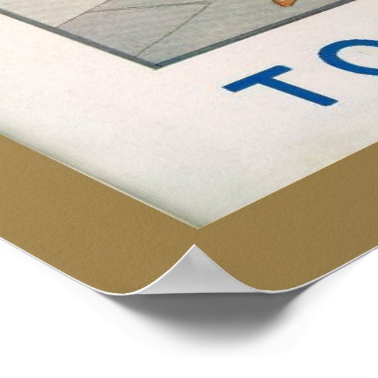 1930年代のファッションAd 1933年のオランダ誌 ポスター (角)