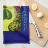 1930年代のフルーツクラートレーベルShamrock Navel Orange キッチンタオル (四つ折り)