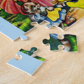 1930年代のママキティ猫とベビー子猫訪問アヒル ジグソーパズル (側面)