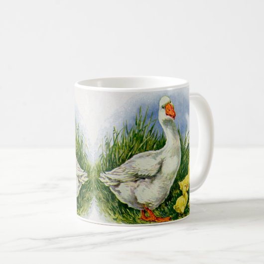 1930年代のママ・ダックとアヒル コーヒーマグカップ (正面右)