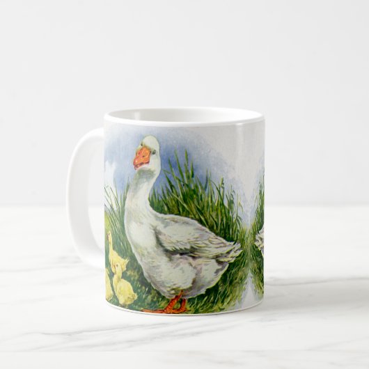 1930年代のママ・ダックとアヒル コーヒーマグカップ (正面左)