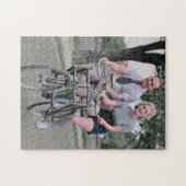 1930年代のマルベン・スター自転車に乗るカップル カラー復元 ジグソーパズル (横)