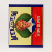 1930年代のラペルラオリーブラベル ジグソーパズル (縦)