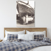 1930年代のリフランスのビエラ・カンヌでの午後 キャンバスプリント (インサイチュ (寝室))