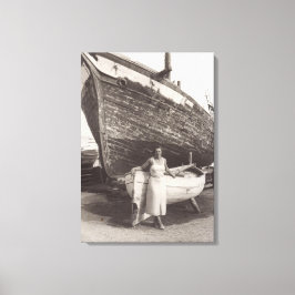 1930年代のリフランスのビエラ・カンヌでの午後 キャンバスプリント