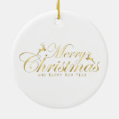 1930年代のレディースクリスマスアート セラミックオーナメント (裏面)