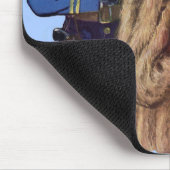 1930年代の交通警官と裕福な女性の逮捕者 マウスパッド (コーナー)