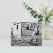 1930年代の大恐慌時代のペダルカー、ヴィンテージ ポストカード (スタンド正面)