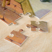 1930年代の子猫ママが子猫を洗う ジグソーパズル (側面)