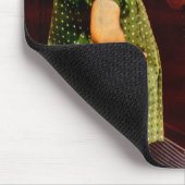 1930年代の小さな女の子が鏡 マウスパッド (コーナー)