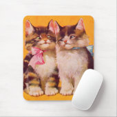 1930年代の愛らしい投光子猫 マウスパッド (マウス)