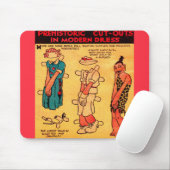 1930年代の漫画ストリップ紙ドールプリンセスウティートー マウスパッド (マウス)