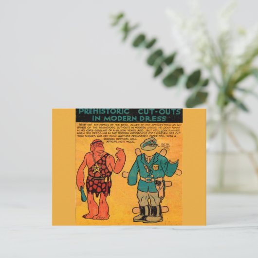 1930年代の漫画ストリップ紙人形王室のガードモー ポストカード (スタンド正面)