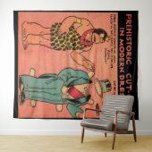 1930年代の漫画洞窟の男の紙人形キンググズル タペストリー (インサイチュ(横))