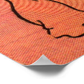 1930年代の漫画洞窟の男の紙人形キンググズル ポスター (角)