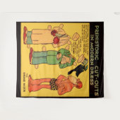 1930年代の漫画洞窟男グランドウィザー タペストリー (正面(横))