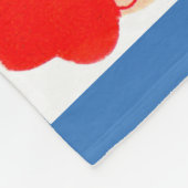 1930年代の男の子のバレンタイン フリースブランケット (角)