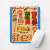 1930年代の紙人形ジェーン・アーデンと6つの衣装 マウスパッド (マウス)