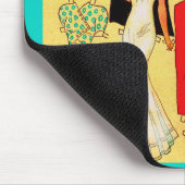 1930年代の紙人形ジェーン·アーデン·ホワイトガウンなど マウスパッド (コーナー)