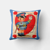 1930年代の警察の男の子バレンタイン クッション (裏面)