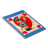 1930年代の警察の男の子バレンタイン ノートブック (右側)