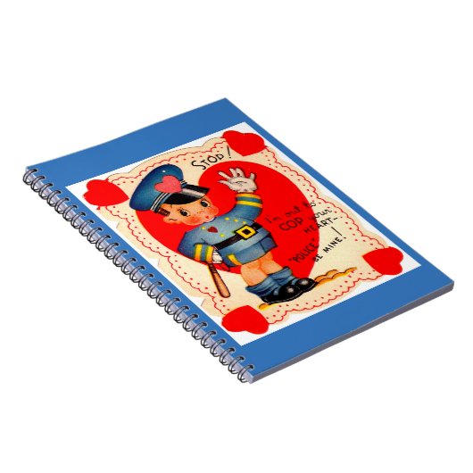 1930年代の警察の男の子バレンタイン ノートブック (右側)