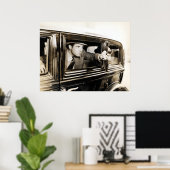 1930年代の道路激怒 ポスター (ホームオフィス)