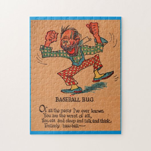 1930年代の酢バレンタイン：野球のバグ ジグソーパズル (縦)
