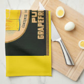 1930年代の鹿ブランドグレープフルーツ果汁ラベル キッチンタオル (四つ折り)