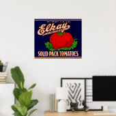 1930年代のElkayパックト無地のマトラベル ポスター (ホームオフィス)