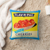 1930年代のFlav-R-Pacの送信さくらんぼ クッション (ブランケット)